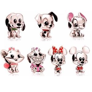 7 Mutiple Baby Disney Character Charm Bundle
